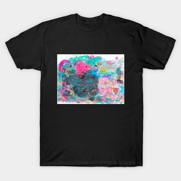 dissociative dialogue T-Shirt by gummygunk